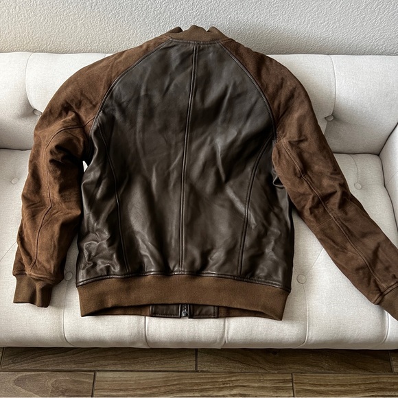 Blank NYC NWT men’s leather bomber size small - Picture 3 of 6